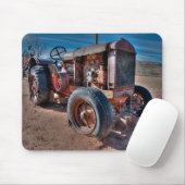 Farms Rusty Antique Tractor Mousepad (Mit Mouse)
