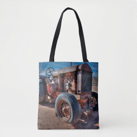 Farms Rusty Antique Tractor Tasche (Vorderseite)