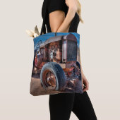 Farms Rusty Antique Tractor Tasche (Von Nahem)