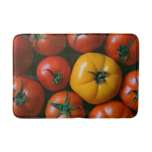 Farms Shiny Red & Yellow Tomatoes Badematte