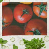 Farms Shiny Red & Yellow Tomatoes Geschirrtuch (Gefaltet)