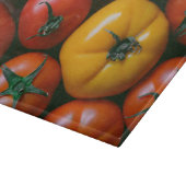 Farms | Shiny Red & Yellow Tomatoes Schneidebrett (Ecke)
