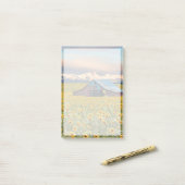 Farms Sunflower Field Post-it Klebezettel (Auf Schreibtisch)