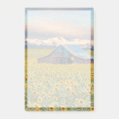 Farms Sunflower Field Post-it Klebezettel (Vorderseite)