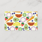 Farmstand CSA Bauer Markt Modernes Erscheinungsbil Visitenkarte (Rückseite)