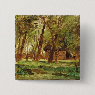Farmstead unter Bäumen Button