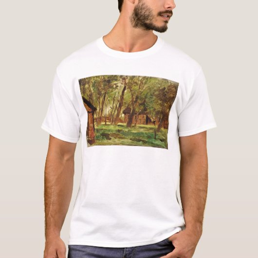 Farmstead unter Bäumen T-Shirt (Vorderseite)