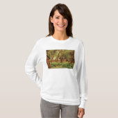 Farmstead unter Bäumen T-Shirt (Vorne ganz)