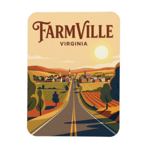 Farmville USA Magnet