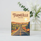 Farmville USA Postkarte (Stehend Vorderseite)