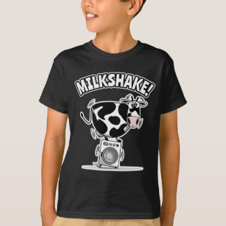 Farmyard Dairy Kuh Waschmaschine Milchshake T-Shirt