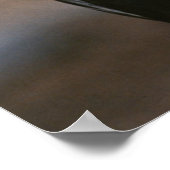 Farmyard Domestic Rooster Poster (Ecke)