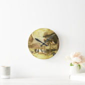 Farmyard Scene Runde Wanduhr (Zuhause)