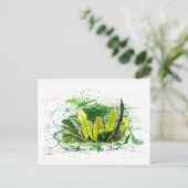 Farn,, Dschungel, Landschaft Postkarte (Stehend Vorderseite)