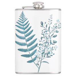 Farn gestaltete Flasche Flachmann