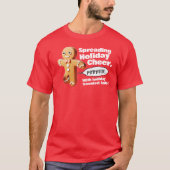 Farn Gingerbread Mann Weihnachts-T - Shirt (Vorderseite)