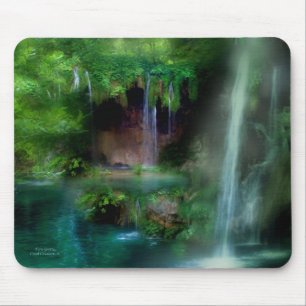 Farn-Grotte Mousepad