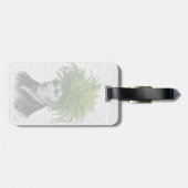 Farn-HauptPflanzen-Kopf Gepäckanhänger (Rückseite horizontal)