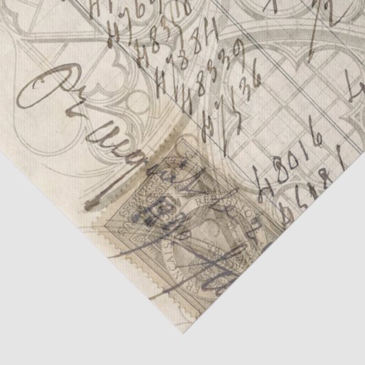 Farn-Motten-Apotheker Decoupage Seidenpapier (Detail)