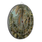 Farn Palmenbaum Antik Botanisch Farn Kunst Dartscheibe (Vorderseite Links)