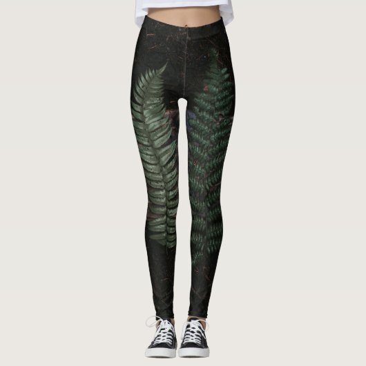 Farn-Studien-Leggings Leggings (Vorderseite)