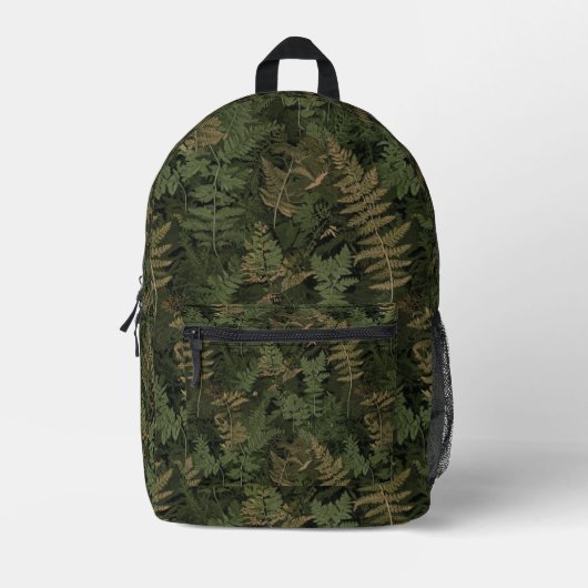 Farn-Tarnanzug Bedruckter Rucksack (Vorderseite)