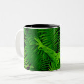 Farn-Tasse Zweifarbige Tasse (Vorderseite Links)