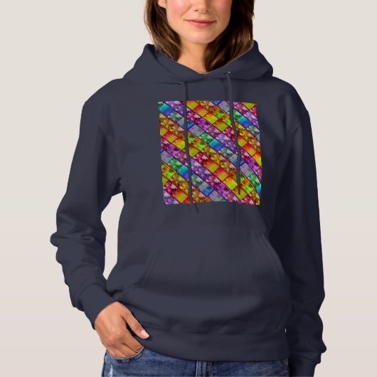 Farn-und des Efeu-(Diag) Hoodie (Vorderseite)