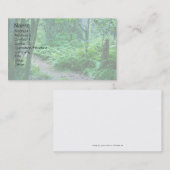 Farn-Wanderweg-Visitenkarte Visitenkarte (Vorne/Hinten)