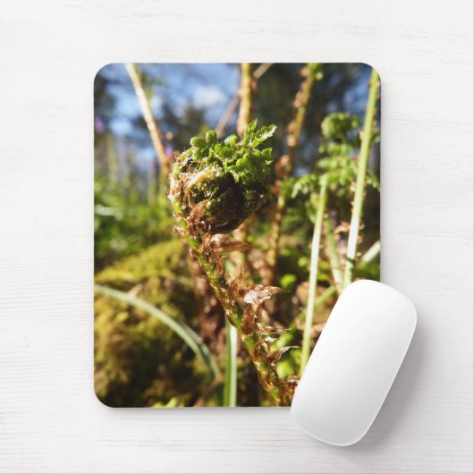 Farn-Wedel Mousepad (Mit Mouse)
