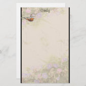 Farn-Winden-Briefpapier Briefpapier (Vorne/Hinten)