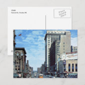 Farnam St., Omaha, NE Vintag Postkarte (Vorne/Hinten)