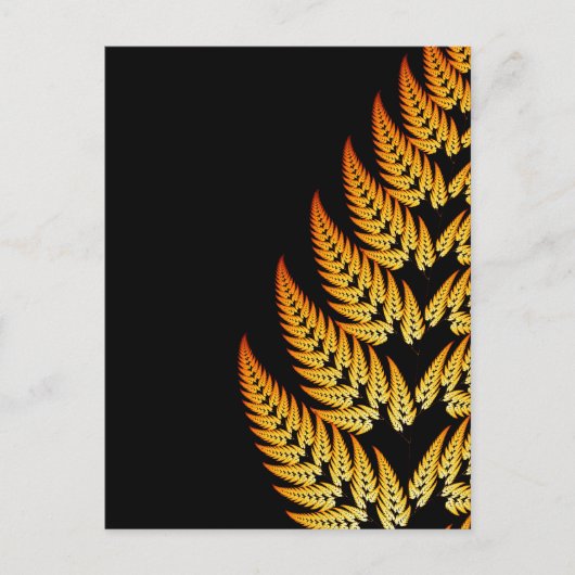 Farnblatt-Postkarte Postkarte (Vorderseite)