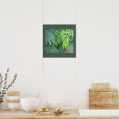 Farnblätter Foto Poster (Küche)