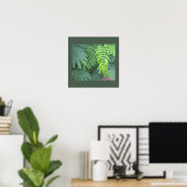 Farnblätter Foto Poster (Heimbüro)