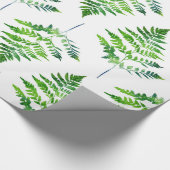 Farnblätter-Muster Geschenkpapier (Ecke)