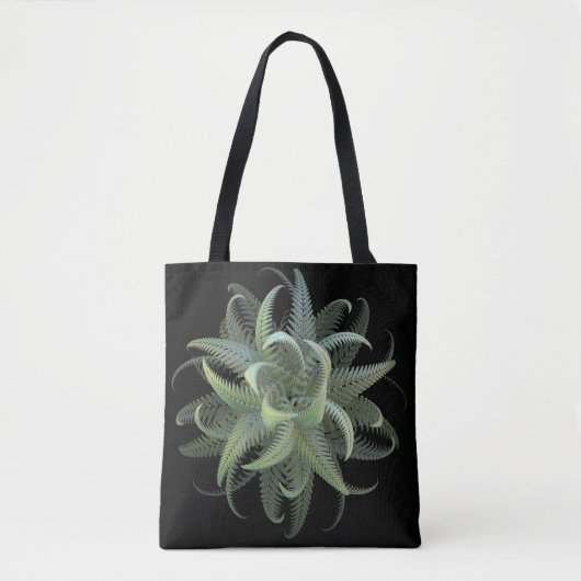 Farnblüten-Fraktal Tasche (Vorderseite)