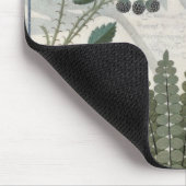 Farne, Brombeersträucher und Blumen Mousepad (Ecke)