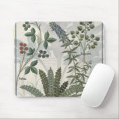Farne, Brombeersträucher und Blumen Mousepad (Mit Mouse)