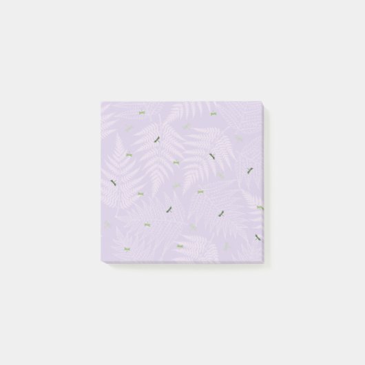 Farne & Libellen Post-it Klebezettel (Vorderseite)