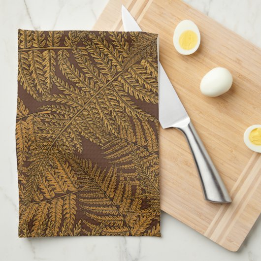 Farnfarn Geschirrtuch (Viertel Falte)