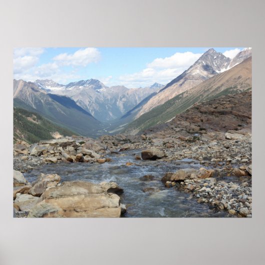 Farnham Jumbo Mountain Melting Glacier Cross Poster (Vorne)