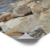 Farnham Jumbo Mountain Melting Glacier Cross Poster (Ecke)