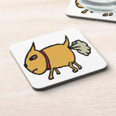 Farnhund Getränkeuntersetzer (Linke Seite)