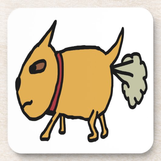 Farnhund Getränkeuntersetzer (Vorderseite)