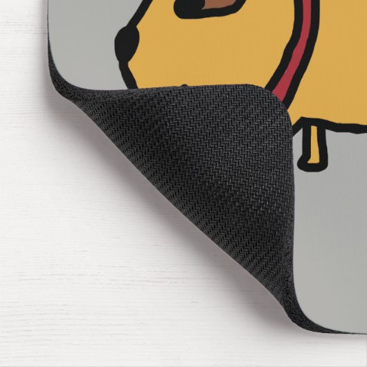 Farnhund Mousepad (Ecke)