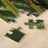 Farnmuster-Puzzle grün auf grün Puzzle (Seite)