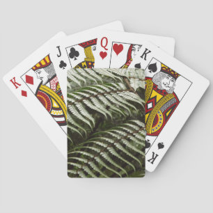 Farnwedel II Dunkelgrüne Natur Spielkarten