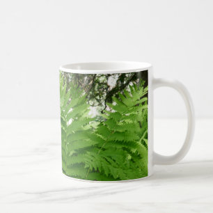 Farnwedel IV Grün Botanik Natur Kaffeetasse