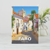 Faro Algarve Feiertagskarte (Stehend Vorderseite)